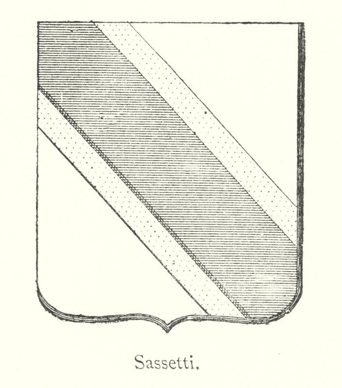 Sassetti (rytina) od Italian School