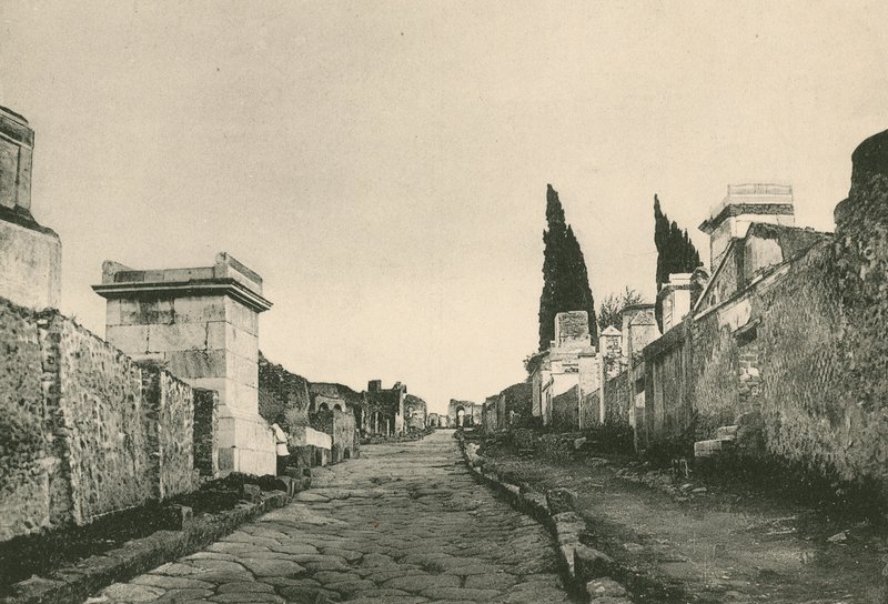 Ulice hrobek taková, jaká je (hlubotisk) od Italian School