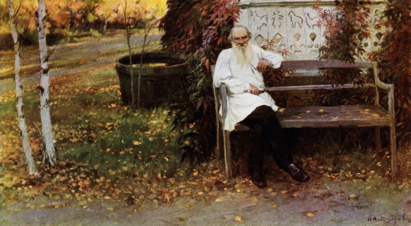 Hrabě Leo N Tolstoy (barevné lito) od Ivan Alexeyevich Vladimirov