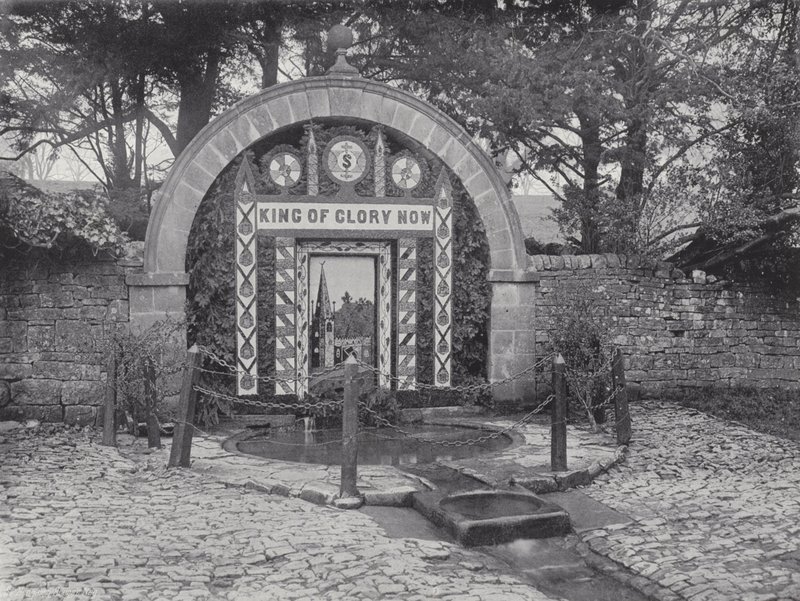 Tissington Well Dressing, Dressing the Wells od J. Benjamin Stone
