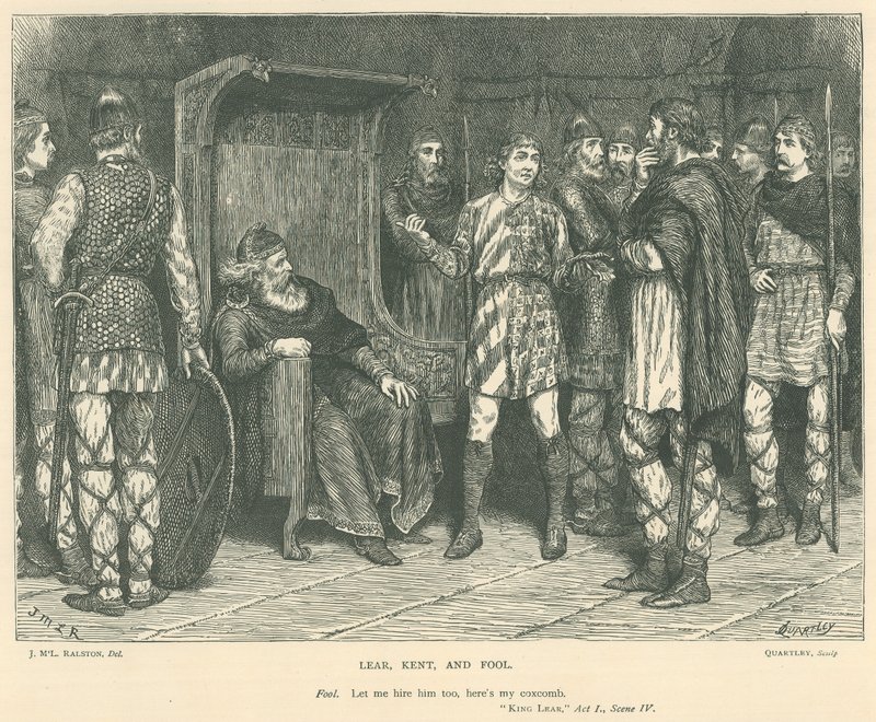 Ilustrace pro krále Leara od J.M.L. Ralston