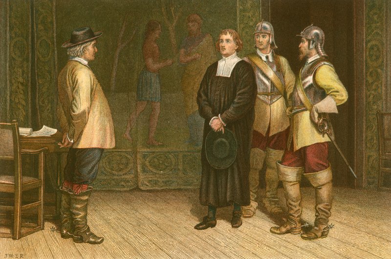 James Durham přivedl před Olivera Cromwella od J.M.L. Ralston