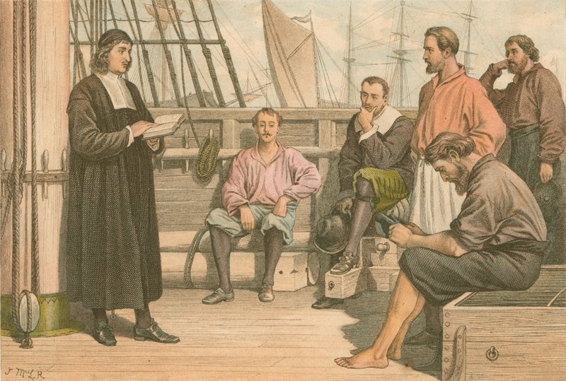 McWard káže námořníkům v Rotterdamu od J.M.L. Ralston