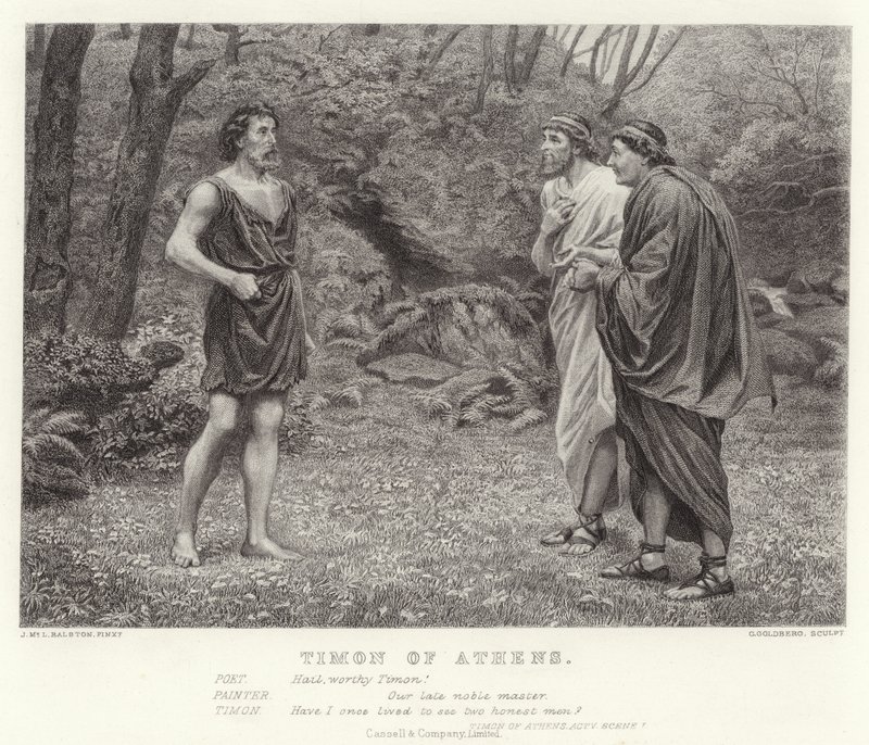 Timon z Athén, Timon z Athén, dějství V, scéna I od J.M.L. Ralston