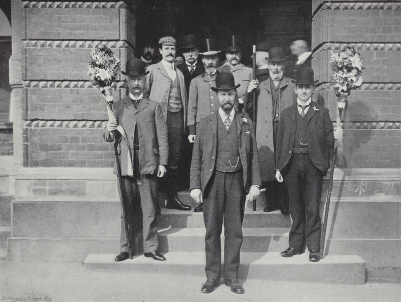 Hocktide v Hungerfordu, Constable a Tutti Men od J. Benjamin Stone