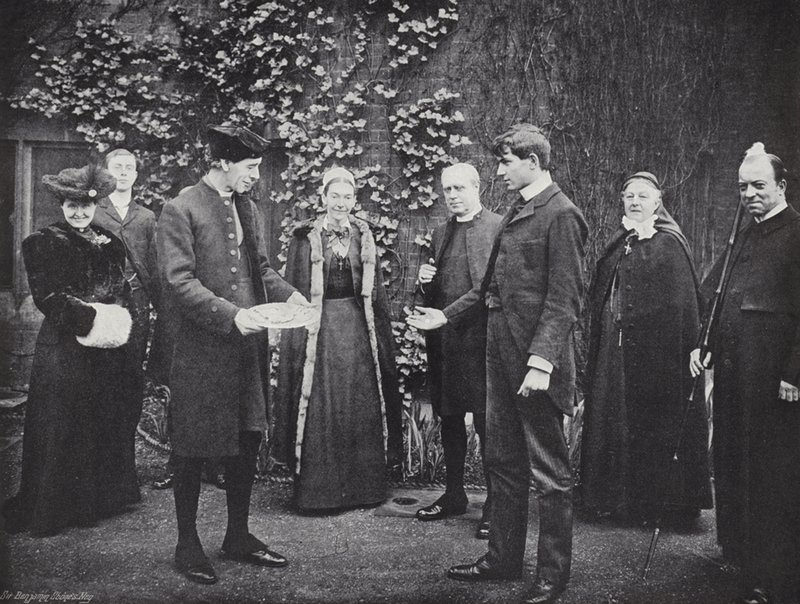 Ve Westminsterské škole se hází palačinky, vítěz dostává svou Guineu od J. Benjamin Stone