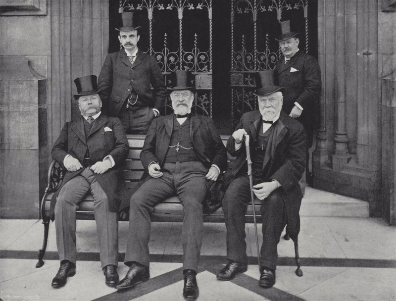 Zástupce obchodu (č/b foto) od J. Benjamin Stone