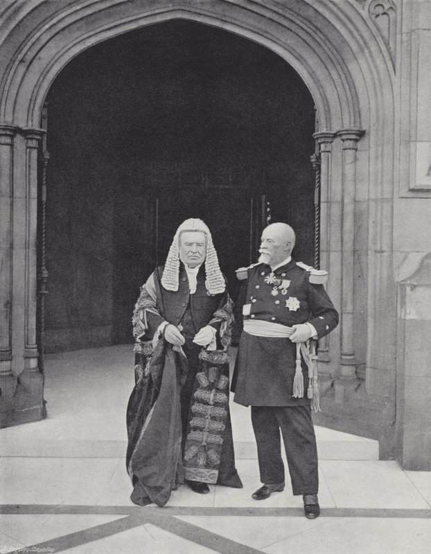 Hrabě z Halsbury a admirál Leygue od J. Benjamin Stone