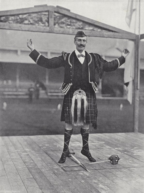 The Inverness Gathering, tančící Gillie Callum od J. Benjamin Stone