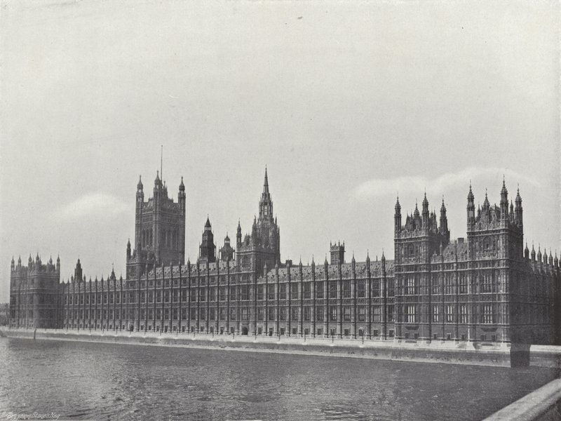 Westminsterský palác od J. Benjamin Stone
