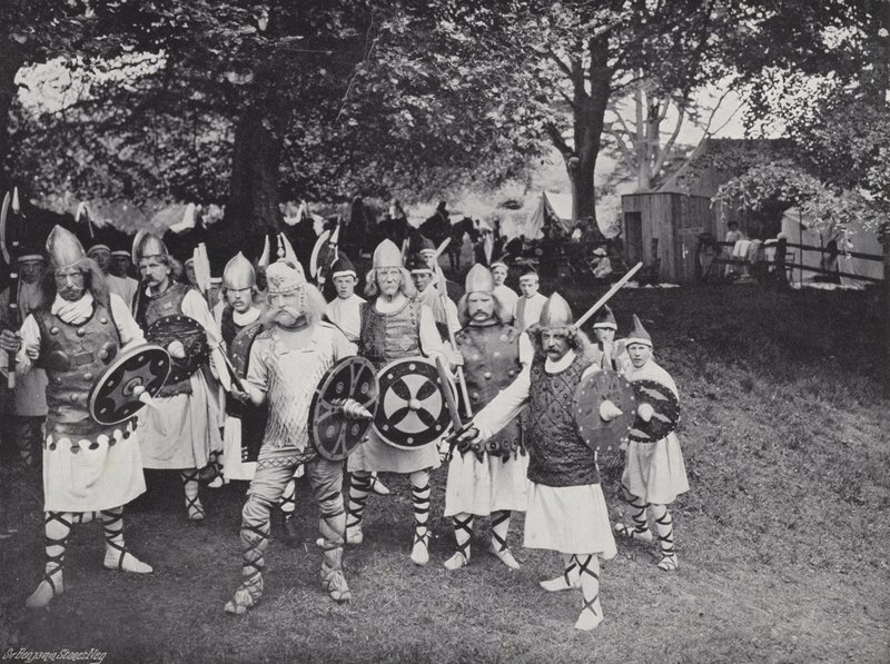 Představení v Sherbornu, Útok Dánů od J. Benjamin Stone