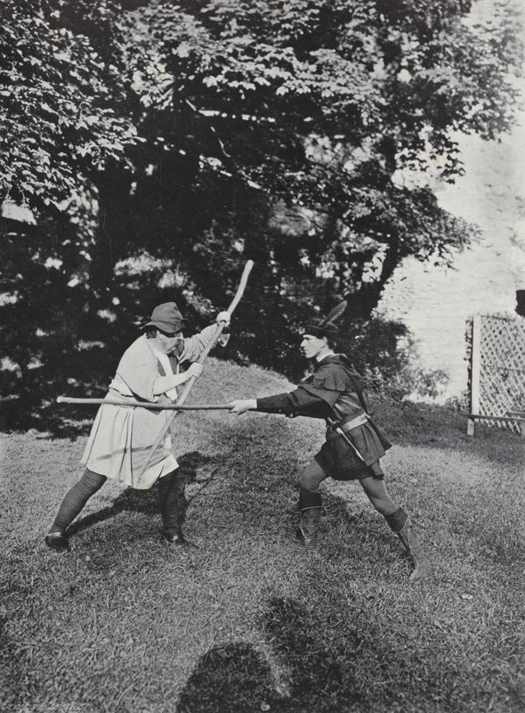 The Sherborne Pageant, Town v. Monastery od J. Benjamin Stone
