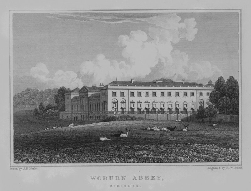 Woburn Abbey, Bedfordshire od John Preston Neale