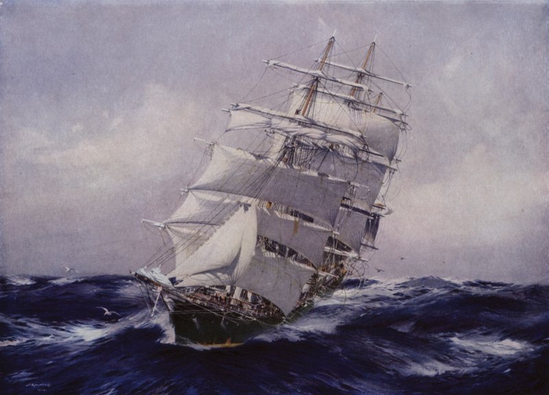 Clipper loď Thermopylae od Jack after Spurling