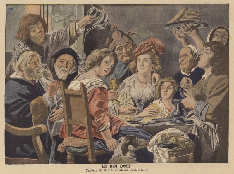 Král pije od Jacob Jordaens
