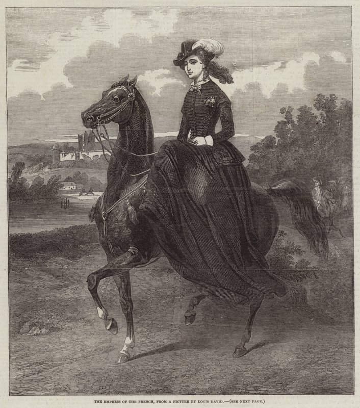 Francouzská císařovna od Jacques Louis David