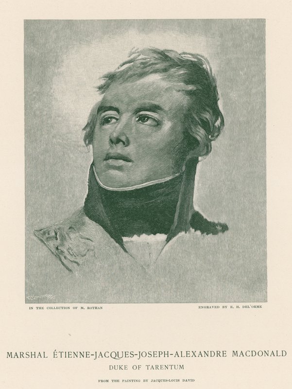 Maršál Etienne-Jacques-Joseph-Alexandre Macdonald od Jacques Louis David