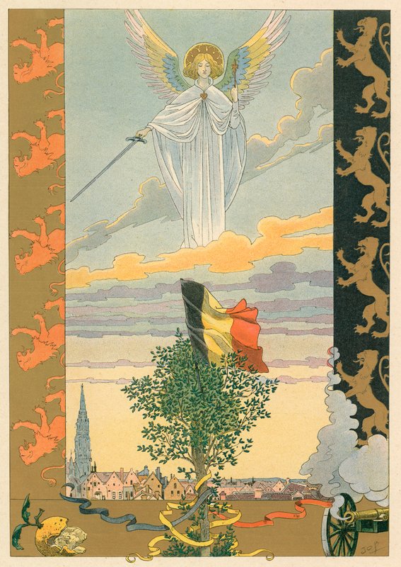 Belgie - Národní píseň od Jacques Marie Gaston Onfray de Breville (Job)