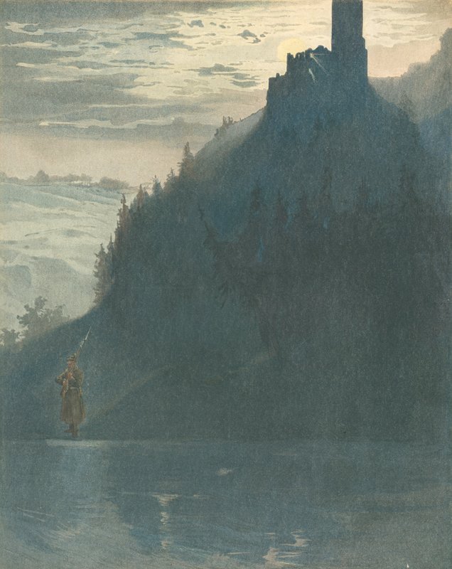 Německo - Heil you in the věnce od Jacques Marie Gaston Onfray de Breville (Job)