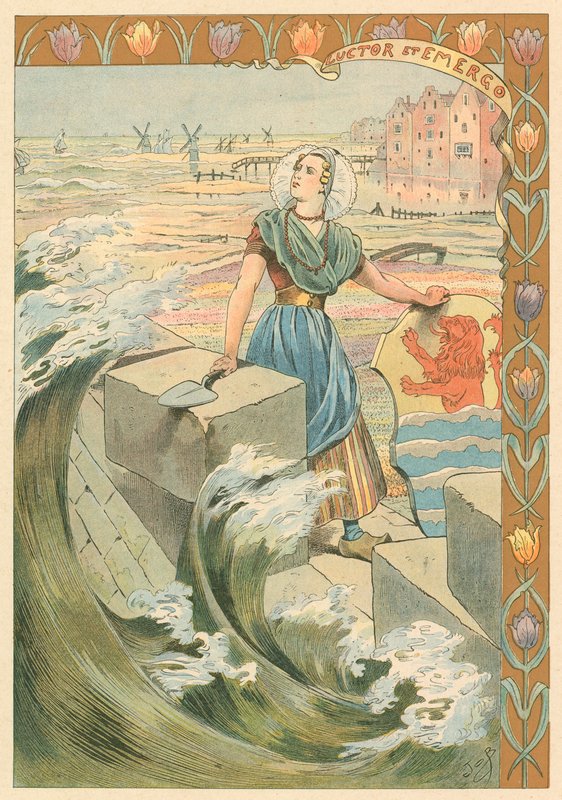 Holandsko - Národní píseň od Jacques Marie Gaston Onfray de Breville (Job)
