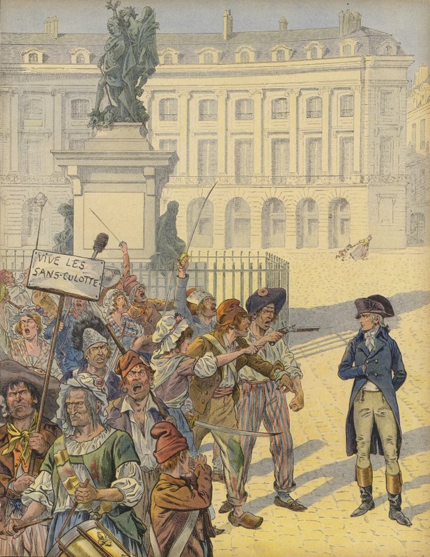 Napoleon Bonaparte uprostřed revolučních nepokojů od Jacques Marie Gaston Onfray de Breville (Job)