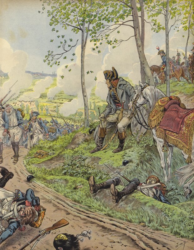 Napoleon Bonaparte v Marengu od Jacques Marie Gaston Onfray de Breville (Job)
