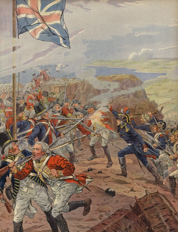 Napoleon Bonaparte vedl útok při obléhání Toulonu od Jacques Marie Gaston Onfray de Breville (Job)