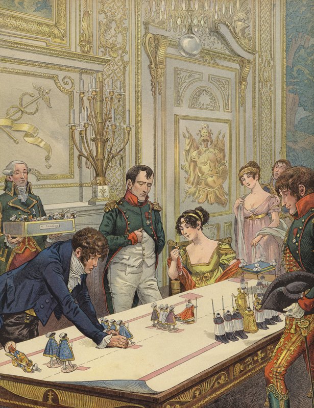 Napoleon a Josefína se připravují na svou korunovaci od Jacques Marie Gaston Onfray de Breville (Job)