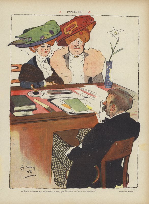 Ilustrace pro Le Rire od Jacques Wely