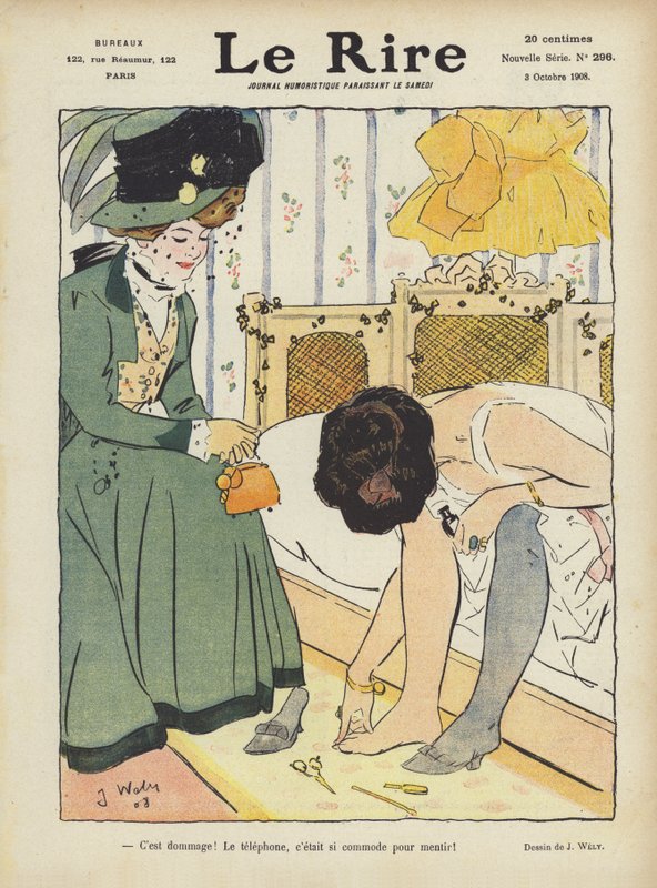 Ilustrace pro Le Rire od Jacques Wely
