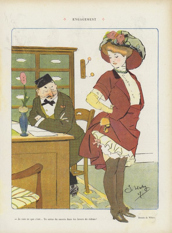 Ilustrace pro Le Rire od Jacques Wely