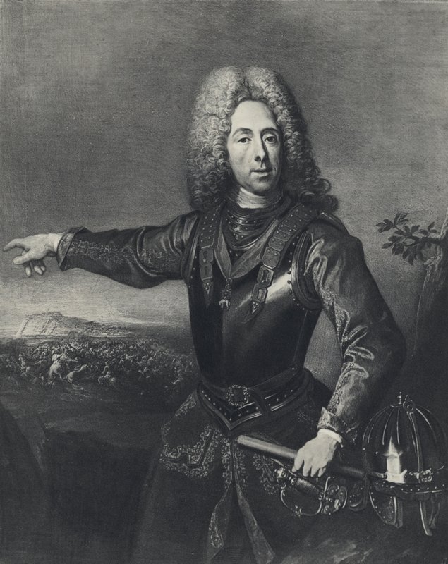 Princ Evžen Savojský (litho) od Jacques or Jakobus van (after) Schuppen