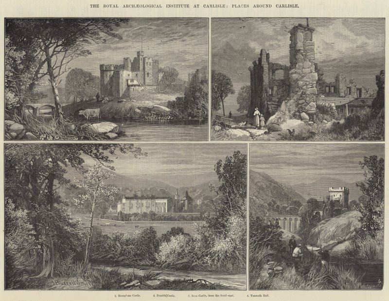 Královský archeologický institut v Carlisle, Místa v okolí Carlisle od James Burrell Smith
