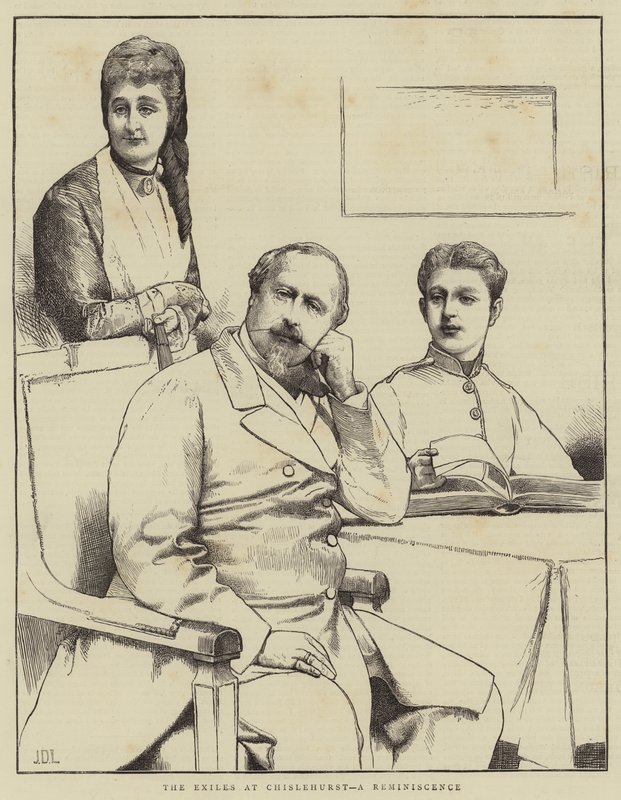 Exiles at Chislehurst, vzpomínka od James Dromgole Linton