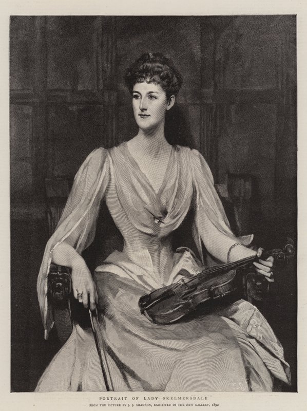 Portrét lady Skelmersdale od James Jebusa Shannon