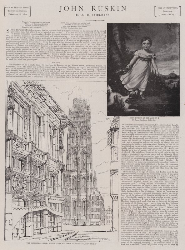 John Ruskin od James Northcote