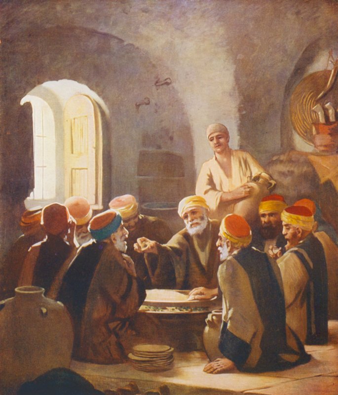 Svatá země: (barevná litografie) od James (after) Clark