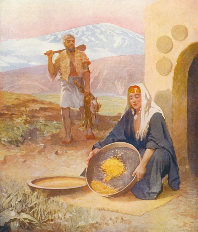 Svatá země: (barevná litografie) od James (after) Clark