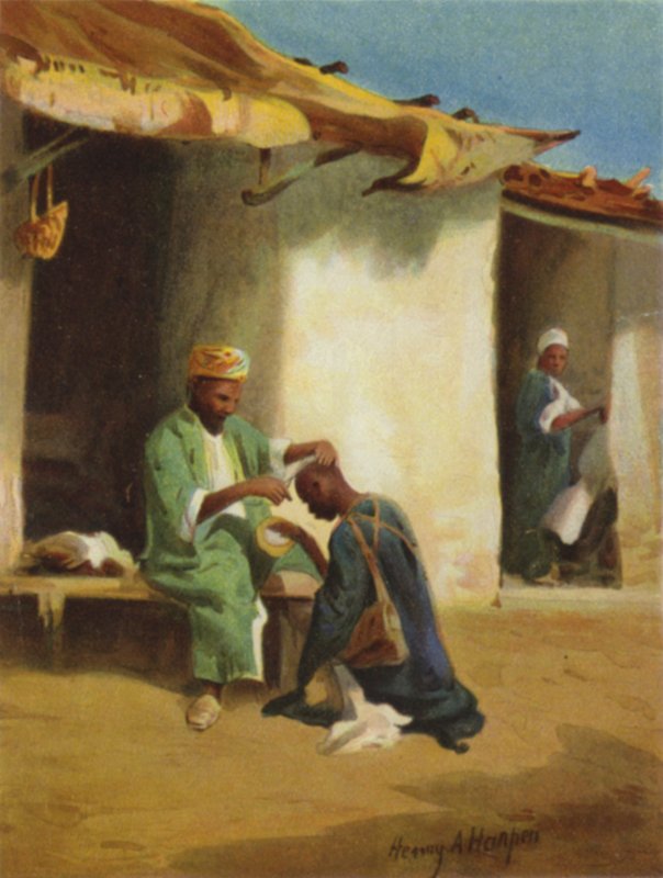Plešatost na hlavě (barva litho) od James (after) Clark