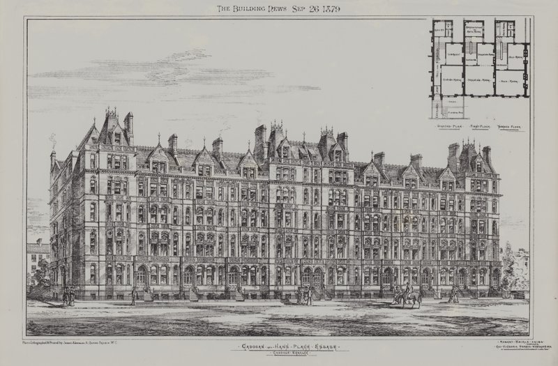 Cadogan Terrace, Cadogan and Hans Place Estate, Chelsea, 1879 od James Akerman
