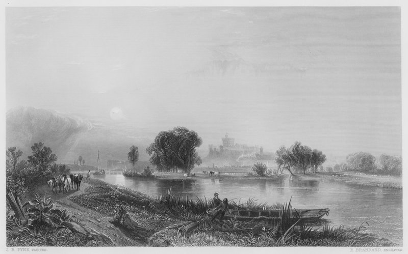 Hrad Windsor (rytina) od James Baker (after) Pyne