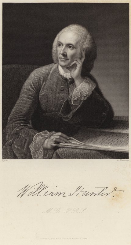 Portrét Williama Huntera od James Baker Pyne