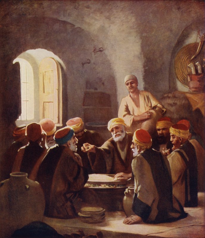 Večerní jídlo mezi Fellahheeny od James Clark