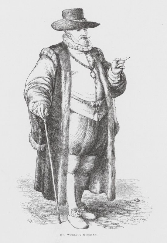 Pan světácký moudrý muž (rytina) od James Dawson Watson