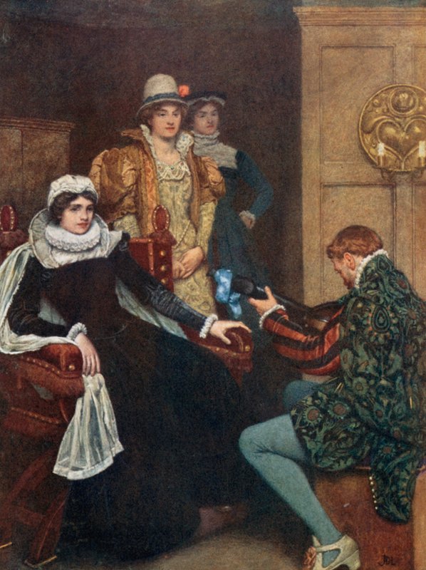 Marie Stuartovna a Chastelard od James Dromgole Linton