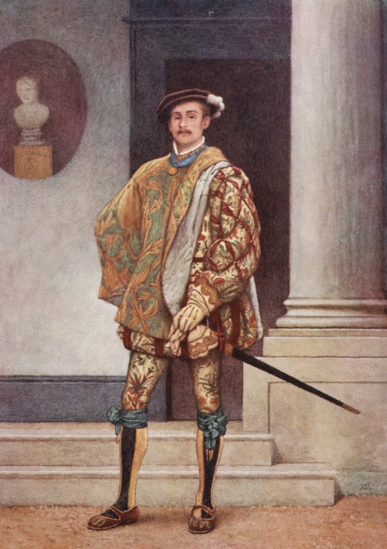 Shakespearův Kupec benátský: (barevná litografie) od James Dromgole Linton