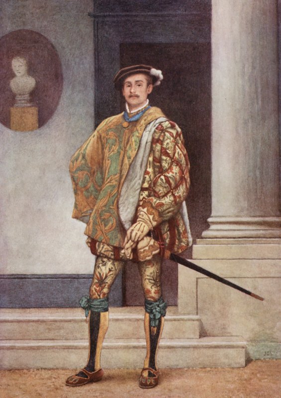 Shakespearův Kupec benátský: (barevná litografie) od James Dromgole Linton