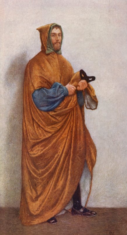 Shakespearův Kupec benátský: (barevná litografie) od James Dromgole Linton