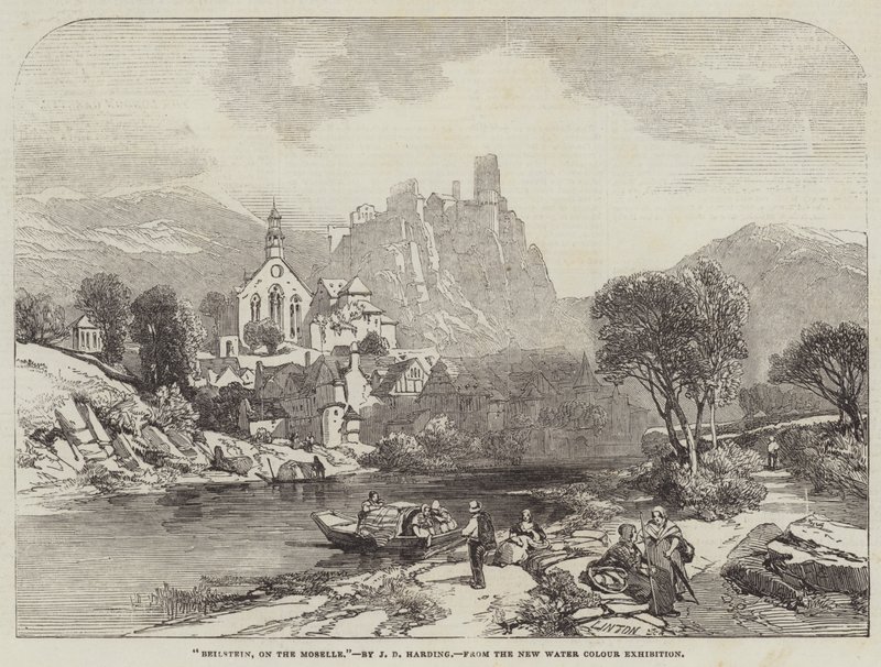 Beilstein na Mosele od James Duffield Harding