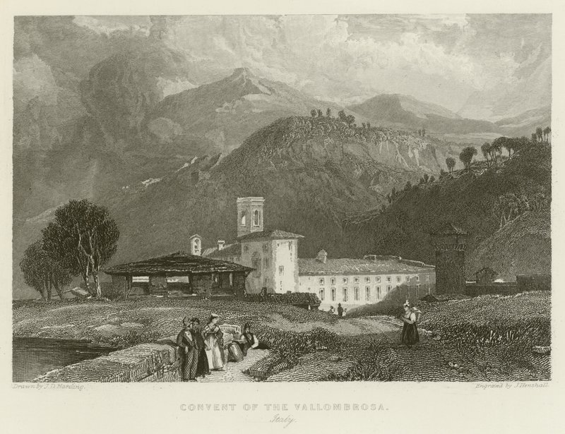 Klášter Vallombrosa od James Duffield Harding